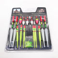 Boias De Pesca Flutuadoras Verticais , Kit Com 15 Pçs