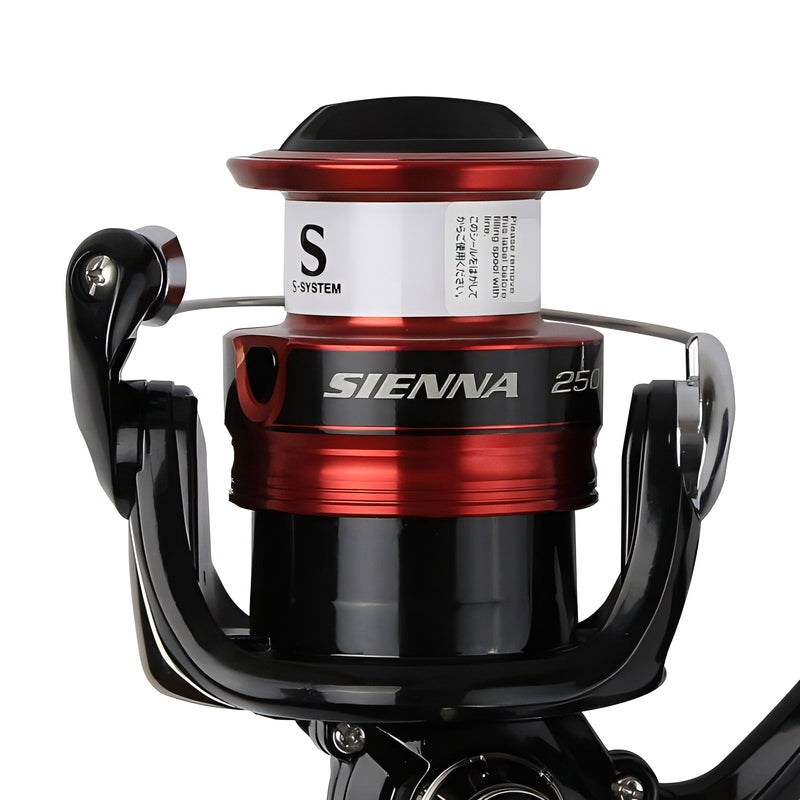 Molinete Shimano Sienna Drag de Até 8,5kg Com 3 Rolamentos de Esferas + 1 Rolamento de Rolete